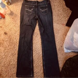 Wrangler Women's Dark Blue Straight Leg Jeans